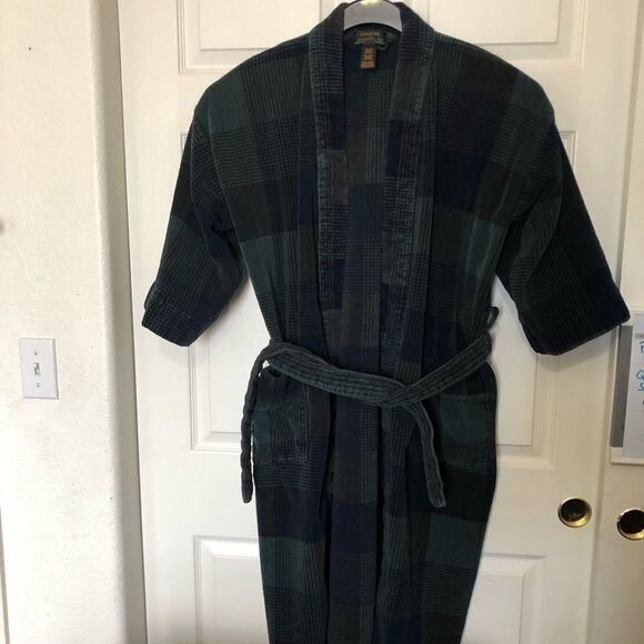 COLOURS by AlexanderJulian HeavyCotton Bathrobe OS - Picture 1 of 4